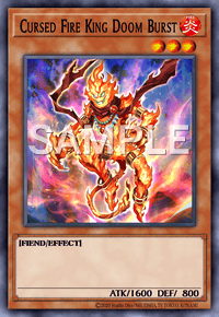 Cursed Fire King Doom Burst