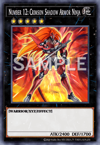 Number 12: Crimson Shadow Armor Ninja