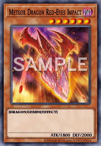 Meteor Dragon Red-Eyes Impact