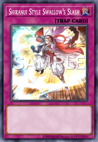 Shiranui Style Swallow's Slash