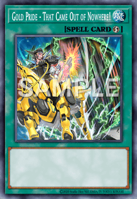 Gold Pride - That Came Out of Nowhere!