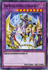 Dark Magician the Knight of Dragon Magic