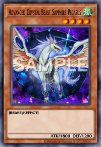 Advanced Crystal Beast Sapphire Pegasus