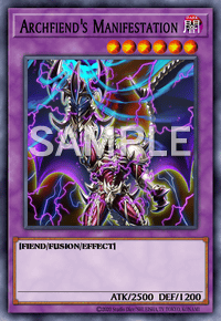 Archfiend's Manifestation