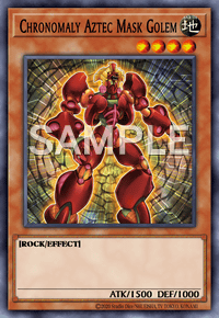 Chronomaly Aztec Mask Golem