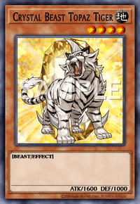 Crystal Beast Topaz Tiger