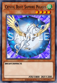 Crystal Beast Sapphire Pegasus