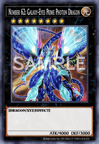 Number 62: Galaxy-Eyes Prime Photon Dragon